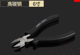 Diagonal Pliers 6&quot;，High Carbon Steel + Pp &amp; Tpr Handle