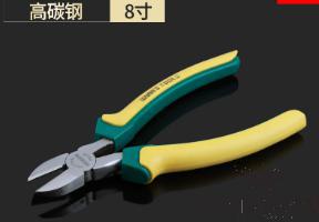 Diagonal Pliers 8&quot;，High Carbon Steel + Pp &amp; Tpr Handle