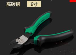 Diagonal Pliers 6&quot;，High Carbon Steel + Pp &amp; Tpr Handle