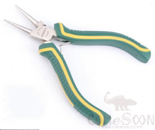 Round Nose Pliers 5&quot;，High Carbon Steel + Pp &amp; Tpr Handle