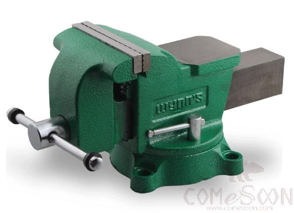 Bench Vise 6&quot;，Cast Iron + Surface Electrostatic Spraying