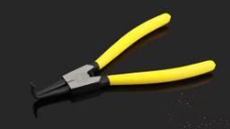External Bent Circlip Pliers 13&quot;，Cr-V Alloy Steel