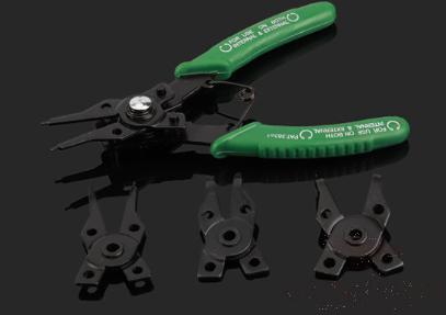 4 In 1 Circlip Pliers Set 7&quot;，High Carbon Steel