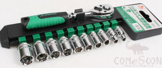 1/4&quot; Socket Set 11Pcs，Chrome Vanadium Steel