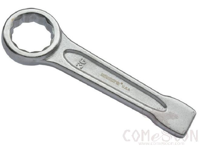 Ring Striking Spanner 27Mm，Chrome Vanadium Steel