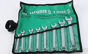 Ring  And Open Ended Spanner Set 10Pcs，Chrome Vanadium Steel