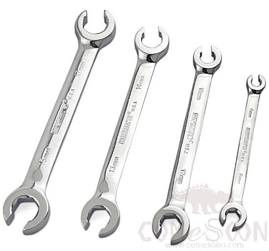 Open End Wrench For Oil Pipe Tubing Spanner10*12Mm，Cr-V Chrome Vanadium Steel