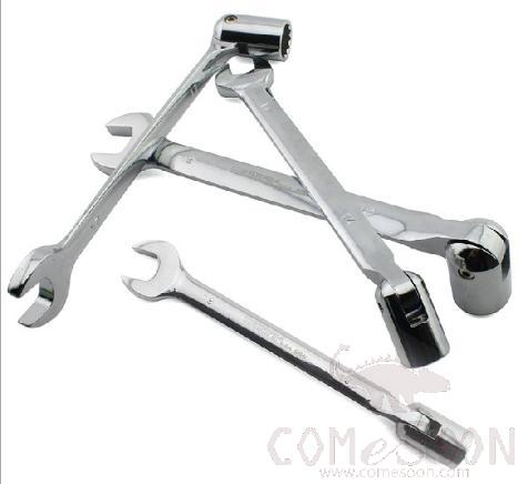  Swivel Head Socket Spanner Combination Wrench 14Mm，Cr-V Chrome Vanadium Steel