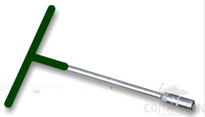 T-Shaped Hexagon Socket Wrench 9Mm，Chrome Vanadium Steel + Plastic Handle