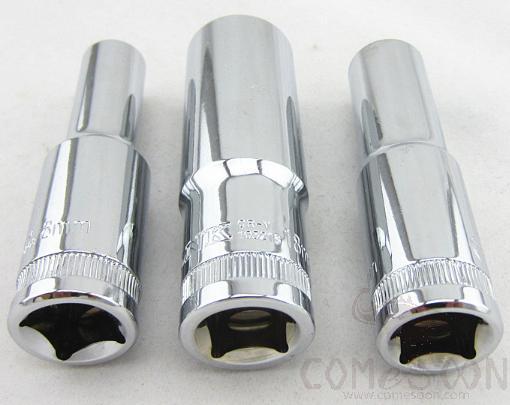 1/2&quot; Six Point Long Socket 13Mm，50Bv30#Cr-V Steel