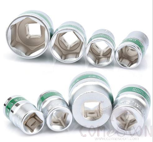 1/2&quot; Six Point Socket 17Mm，Chrome Vanadium Steel