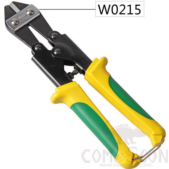 Mini Bolt Cutter 8&quot;，Alloy Steel + Rubberized Handle