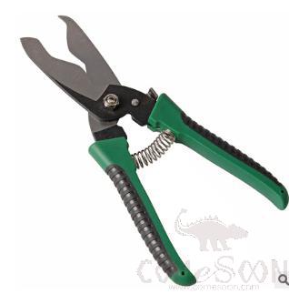 Electronic Scissors (With Wavy Edge)  10&quot;，High Carbon Steel + Rubberized Handle