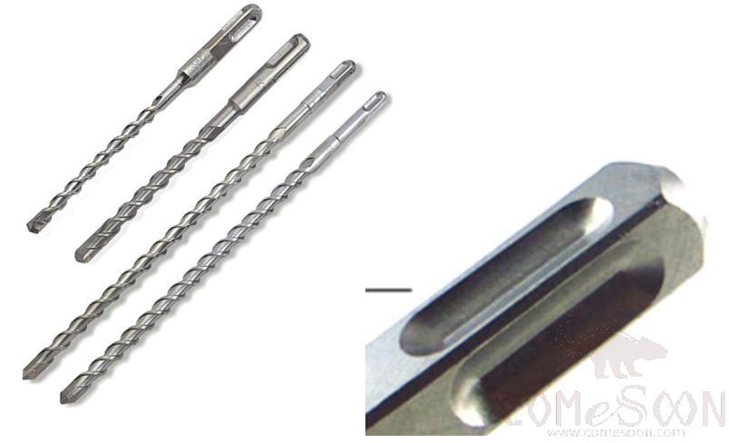Square Shank Sds Electric Hammer Drill Bits For Concrete 18X350Mm，Carbonized Alloy Steel + Yg8 Tungsten Steel