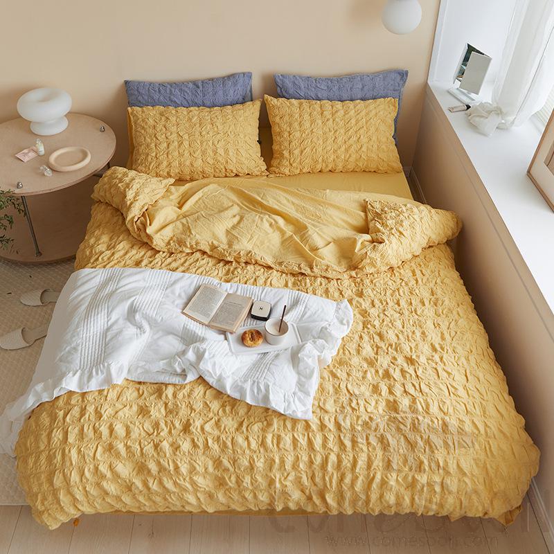 Bed Linens,Cotton,4 Piece Set(For W150&amp;180 cm Bed)
