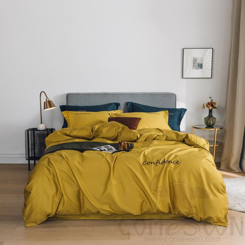Bed Linens,Cotton,4 Piece Set(For W150&amp;180 cm Bed)