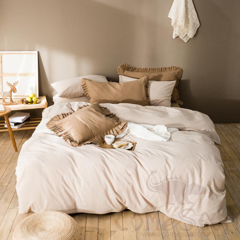 Bed Linens,Cotton,4 Piece Set(For W150&amp;180 cm Bed)