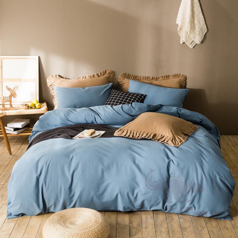 Bed Linens,Cotton,4 Piece Set(For W150&amp;180 cm Bed)