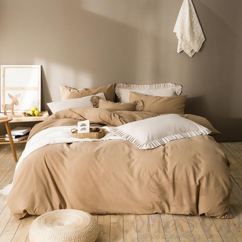 Bed Linens,Cotton,4 Piece Set(For W150&amp;180 cm Bed)
