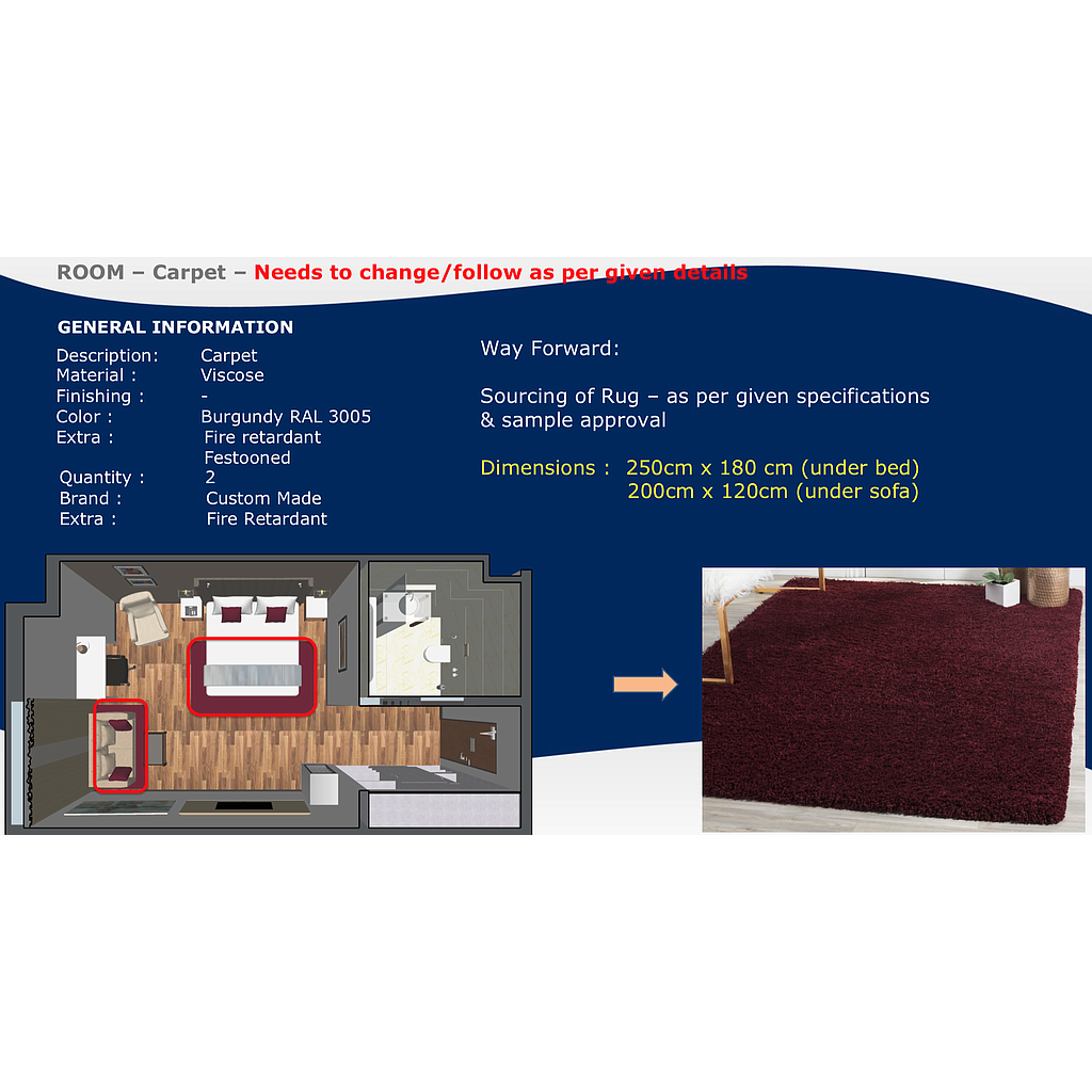 Nylon carpet (customized product)-160*250cm