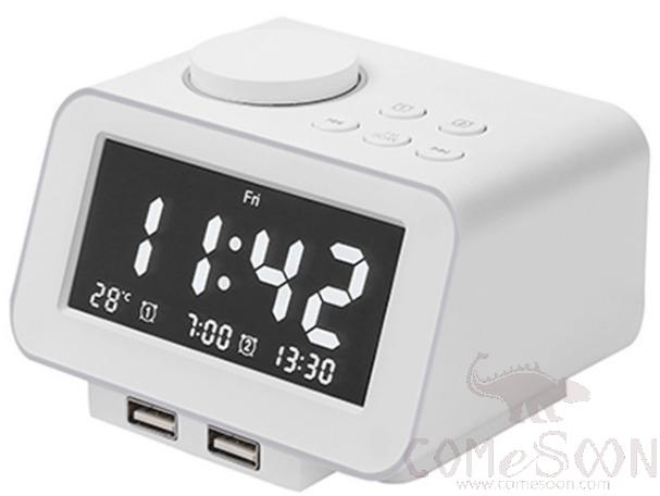 Clock - Radio alarm clock - non Bluetooth  , Rechargeable
