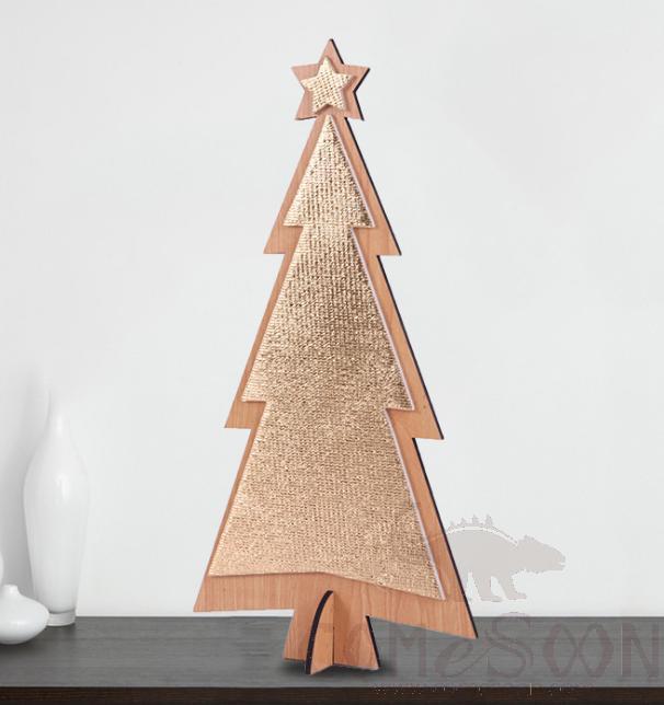 Table Christmas Tree golden
