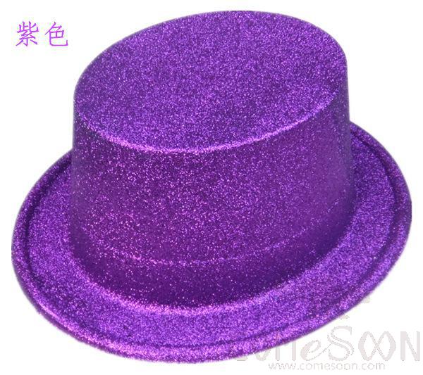 PVC New Year Hat-Purple