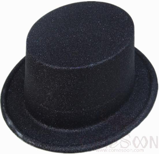 PVC New Year Hat-Black