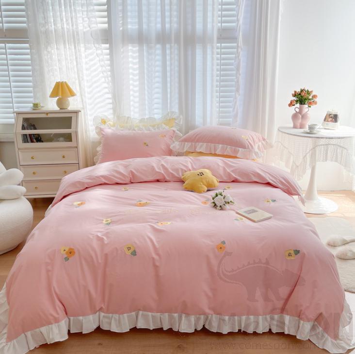 Bed Linens,Cotton,4 Piece Set(For W150&amp;180 cm Bed)