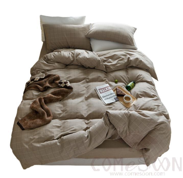 Bed Linens,Cotton,4 Piece Set(For W150&amp;180 cm Bed)