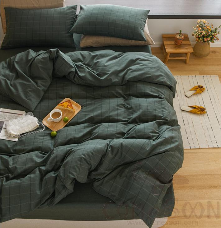 Bed Linens,Cotton,4 Piece Set(For W150&amp;180 cm Bed)