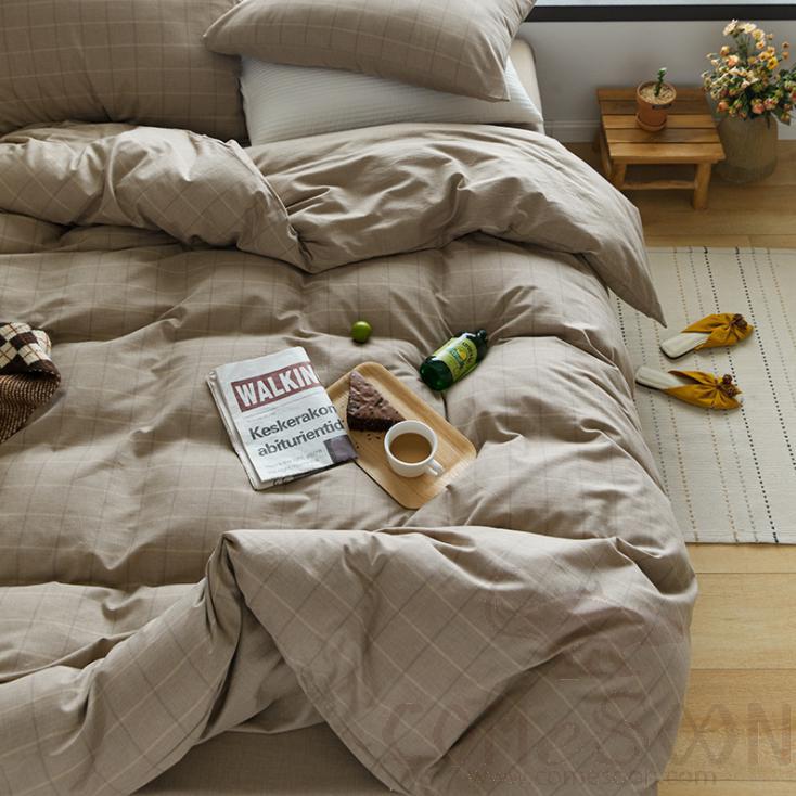 Bed Linens,Cotton,4 Piece Set(For W150&amp;180 cm Bed)