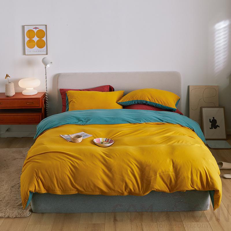 Bed Linens,Cotton,4 Piece Set(For W150&amp;180 cm Bed)