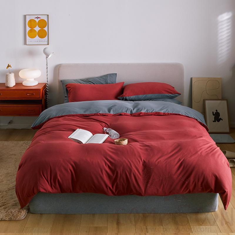 Bed Linens,Cotton,4 Piece Set(For W150&amp;180 cm Bed)