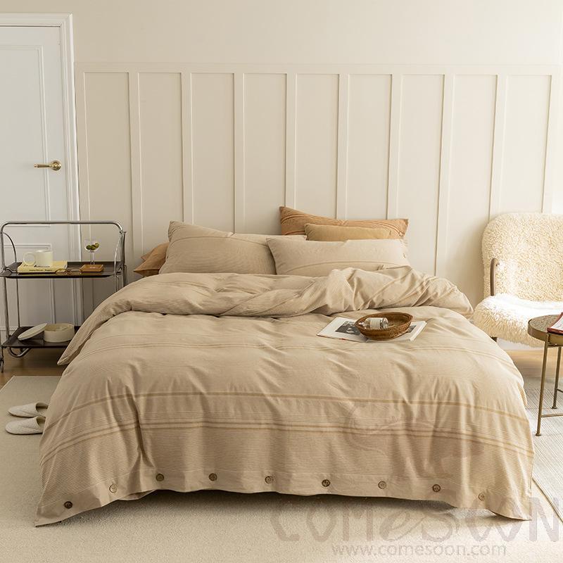 Bed Linens,Cotton,4 Piece Set(For W200 cm Bed)