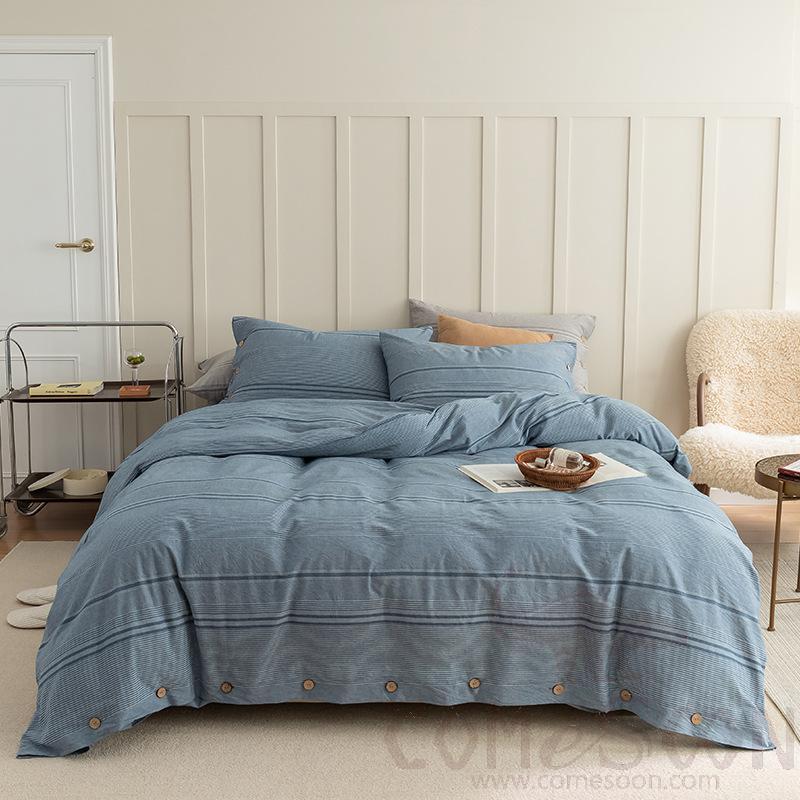 Bed Linens,Cotton,4 Piece Set(For W200 cm Bed)