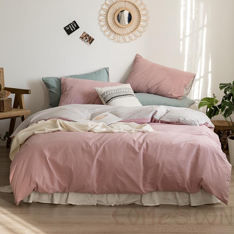 Bed Linens,Cotton,4 Piece Set(For W150&amp;180 cm Bed)