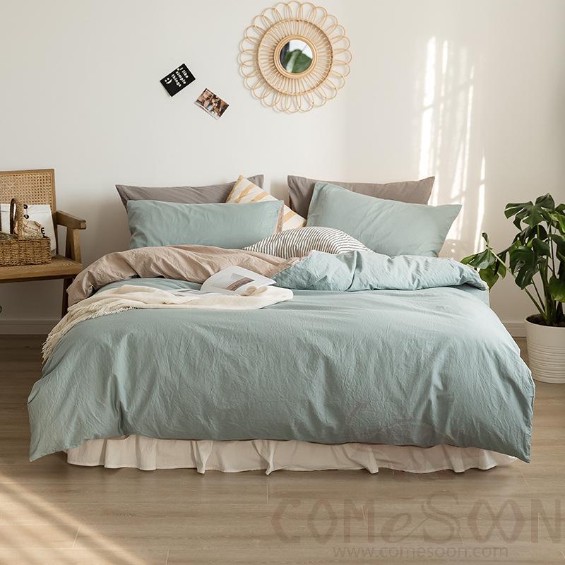 Bed Linens,Cotton,4 Piece Set(For W150&amp;180 cm Bed)