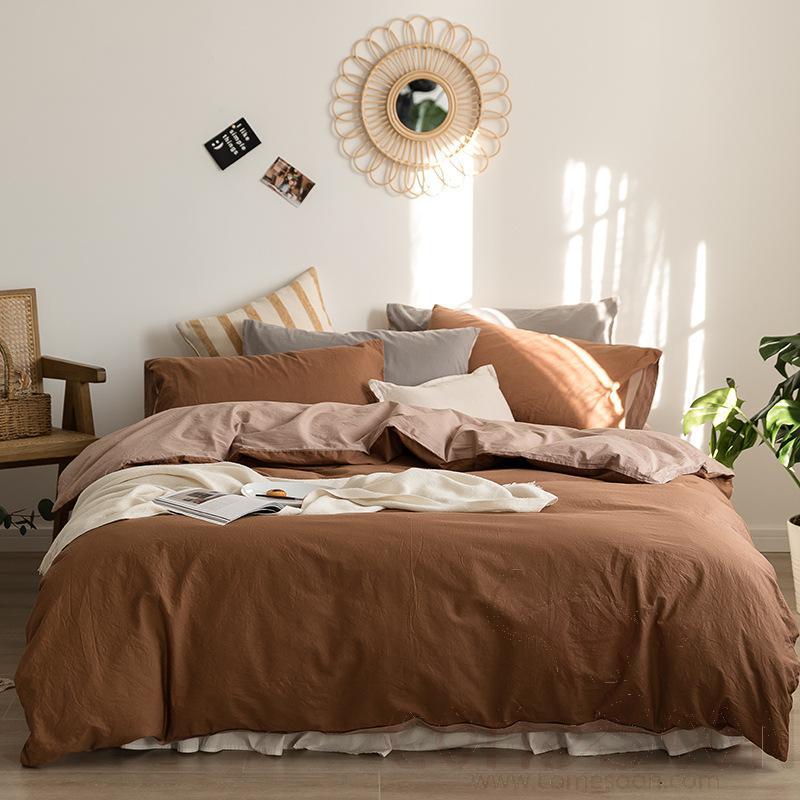 Bed Linens,Cotton,4 Piece Set(For W150&amp;180 cm Bed)