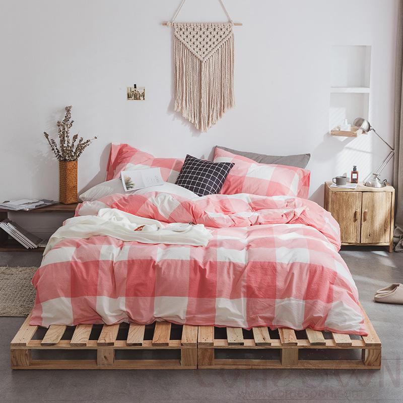 Bed Linens,Cotton,4 Piece Set(For W150&amp;180 cm Bed)