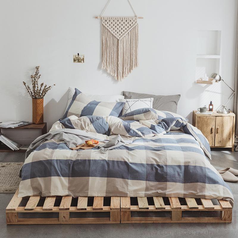 Bed Linens,Cotton,4 Piece Set(For W150&amp;180 cm Bed)