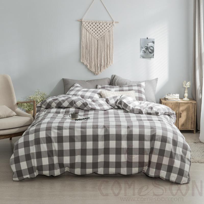 Bed Linens,Cotton,4 Piece Set(For W150&amp;180 cm Bed)