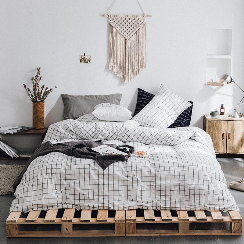 Bed Linens,Cotton,4 Piece Set(For W150&amp;180 cm Bed)