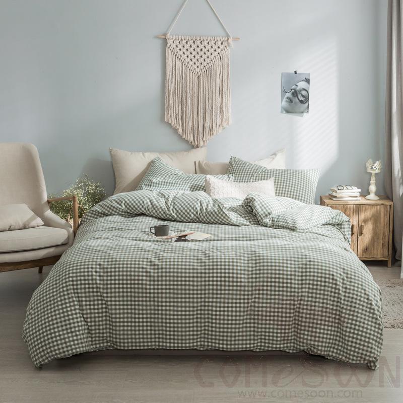 Bed Linens,Cotton,4 Piece Set(For W150&amp;180 cm Bed)