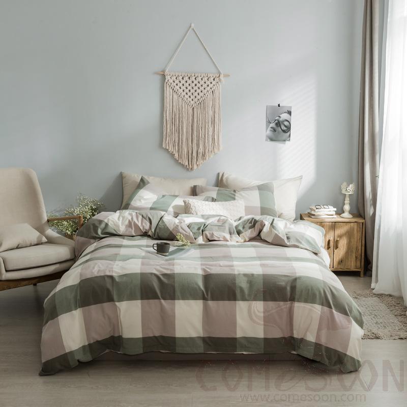 Bed Linens,Cotton,4 Piece Set(For W150&amp;180 cm Bed)