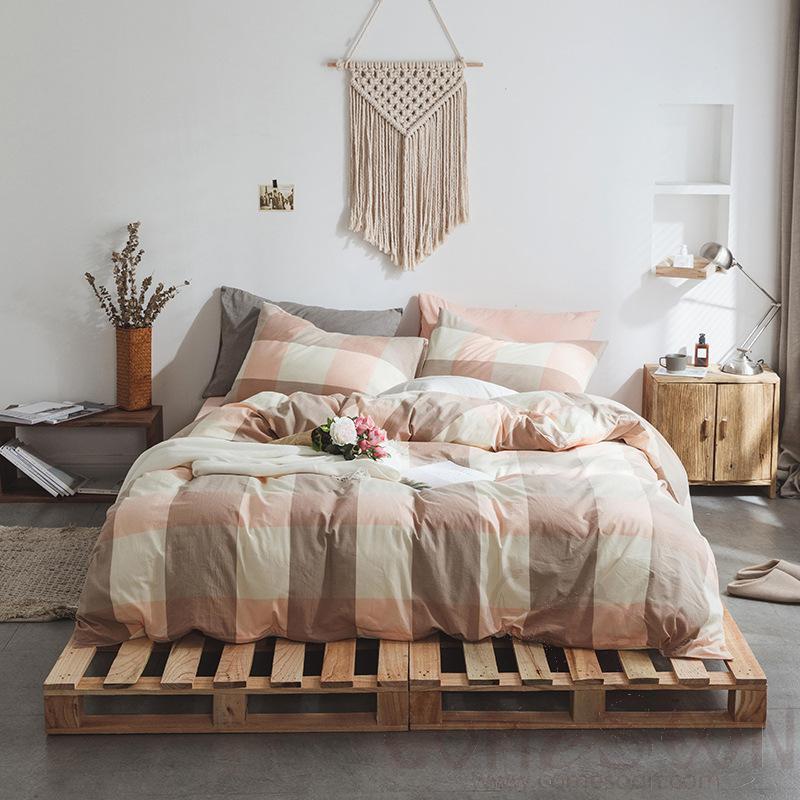 Bed Linens,Cotton,4 Piece Set(For W150&amp;180 cm Bed)