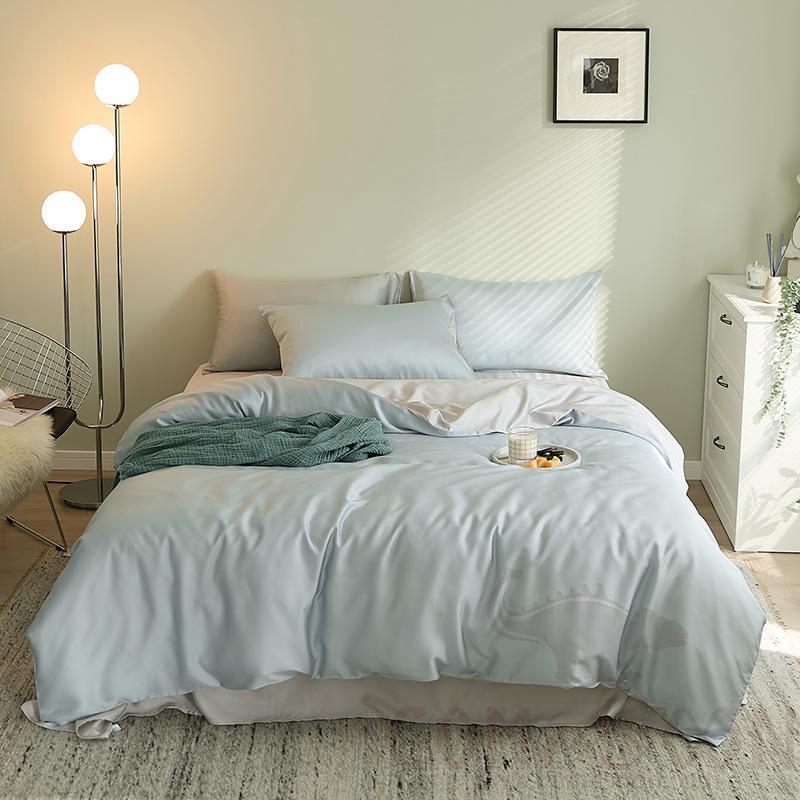 Bed Linens,Cotton,4 Piece Set(For W150&amp;180 cm Bed)