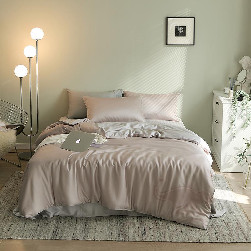 Bed Linens,Cotton,4 Piece Set(For W150&amp;180 cm Bed)