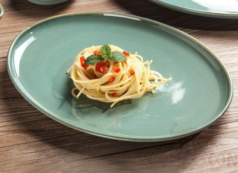 HX Green Series Oval Plate 10''