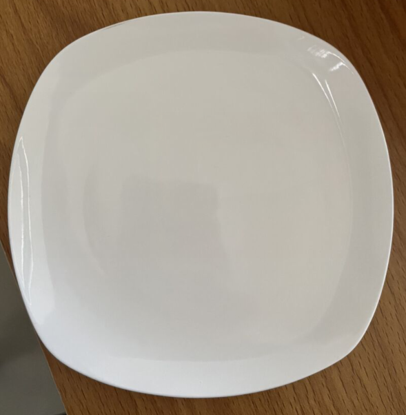 Square Plate 6&quot; Customized  LOGO